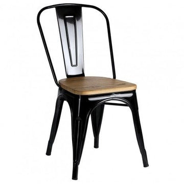 Silla Leeds de Madera Natural