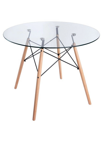 Mesa Oslo Glass Redonda 120