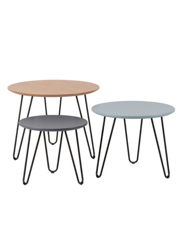 Conjunto de Mesas de Centro Nero