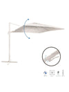 Parasol de aluminio 300x300