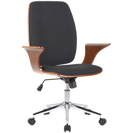 Cadeira Bristol Tecido DUDECO - Material do assento: Tecido
Material da estrutura: Aço reforçado com acabamento em madeira
Alt