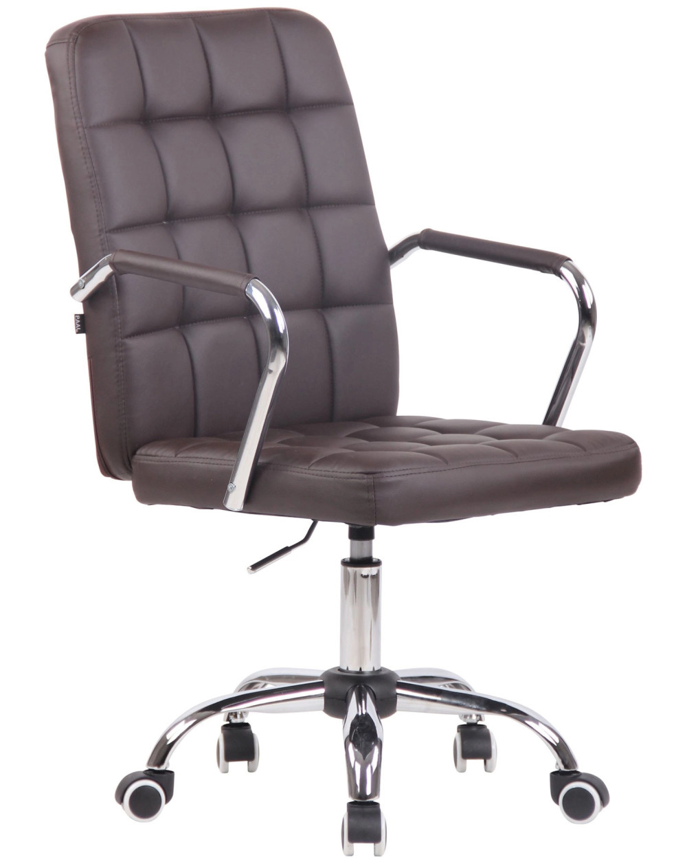 Cadeira Visby DUDECO - Material do assento: Estofado em pele sintética, totalmente acolchoada
Material da estrutura: Aço reforça