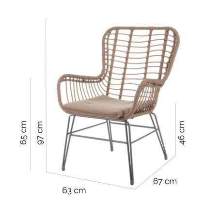Desktop chair DUDECO - Total height max. / min.: 115 cm / 108 cm
Seat depth: 47 cm
Seat width: 47 cm
Seat height max. / min.: 55