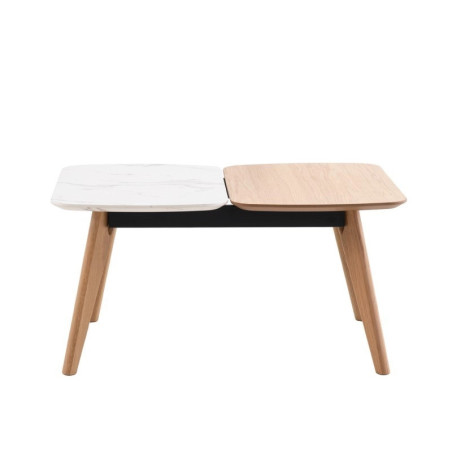 Oslo Round Table 60 cm Tensors DUDECO - Top material: Lacquered wood
Structure material: Beech wood - Reinforced Steel
Width: 