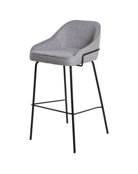 Cadeira Maia DUDECO - Material  estrutura: Aço com acabamento em preto
Material do assento: Tecido 
Largura total: 45 cm
Prof