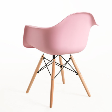 Cadeira Loures DUDECO - Material  estrutura: Aço com acabamento em preto
Material do assento: Tecido e pele sintética
Largura to