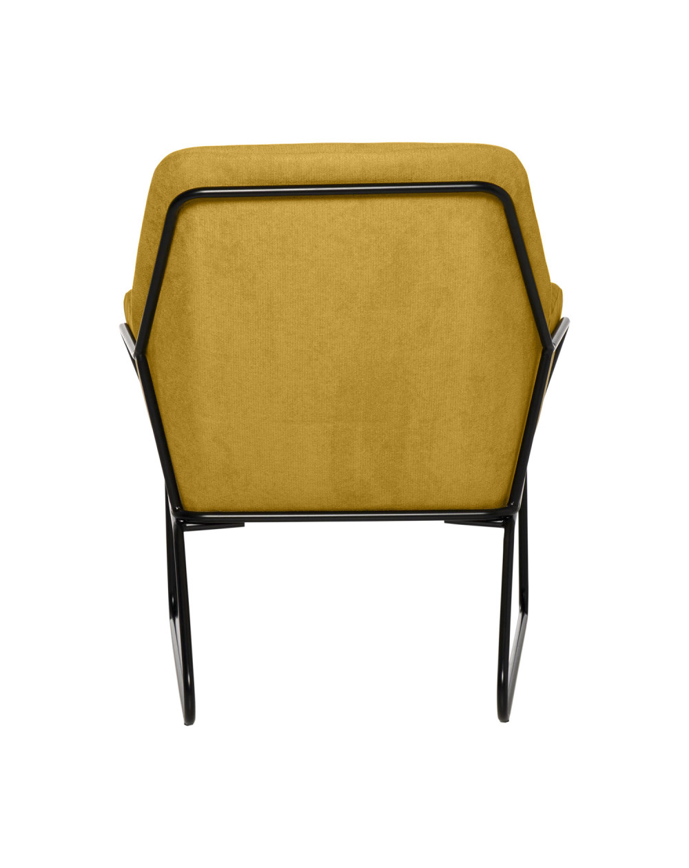 Cadeira Águeda DUDECO - Material  estrutura: Aço com acabamento em preto
Material do assento: Tecido de poliéster com efeito de 