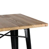 Leeds High Table Natural Wood 60