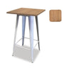 Leeds High Table Natural Wood 60