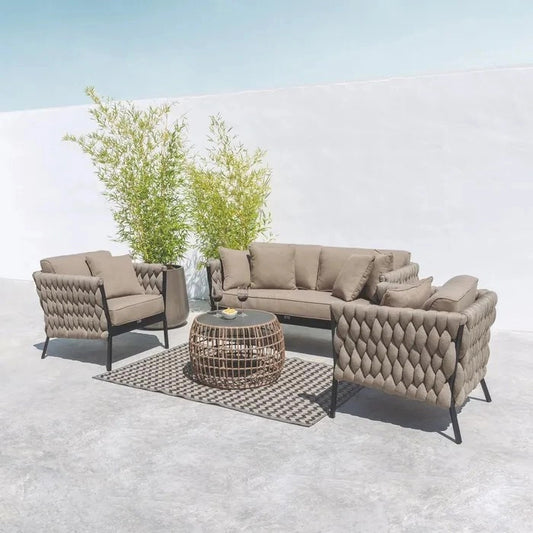 Rebecca Aluminum 2-Seater Sofa