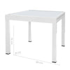 Thais Extendable Outdoor Table Aluminum 90 -180