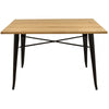 Leeds Rectangular Table Natural Wood 120 x 80