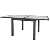 Thais Extendable Outdoor Table Aluminum 90 -180