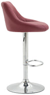 Lazio High Bar Stool Chrome Synthetic Leather
