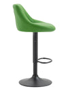Lazio High Stool Black Synthetic Leather