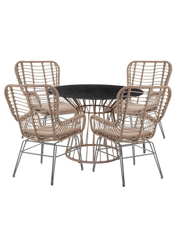 Ariki 4P Outdoor Dining Set