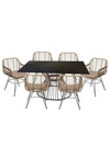 Ariki 6C Outdoor Dining Set