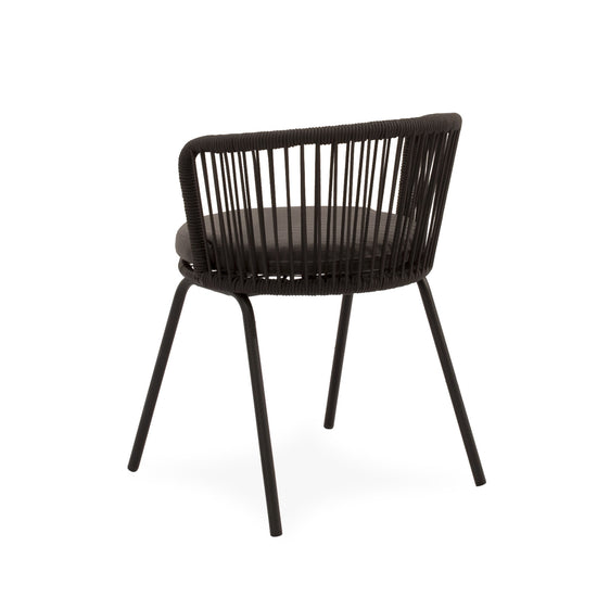 Cadeira de exterior cinza VILMA