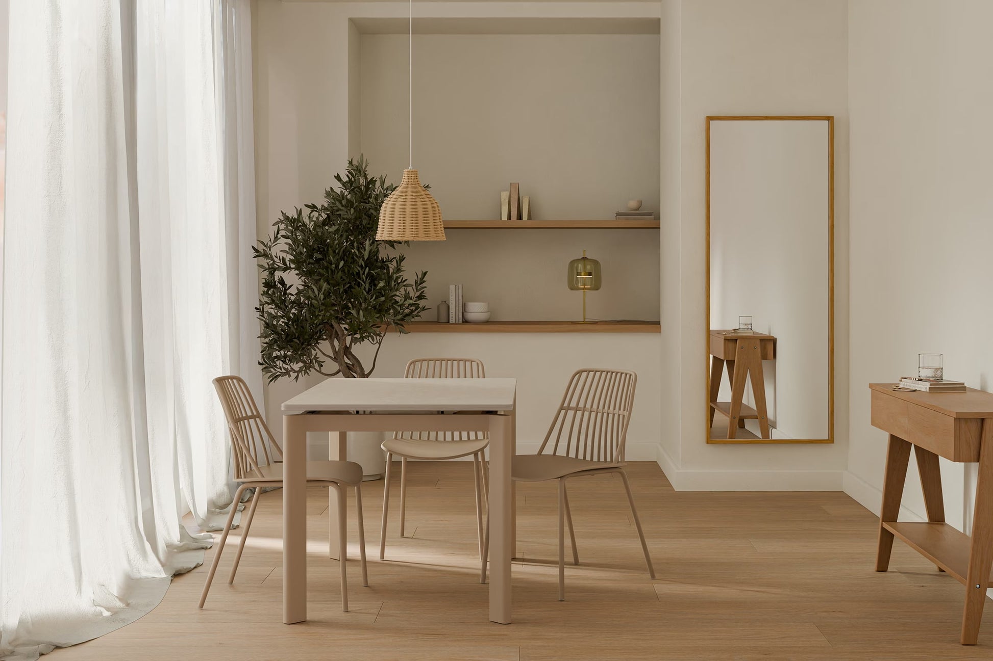 Cadeira bege NERINA