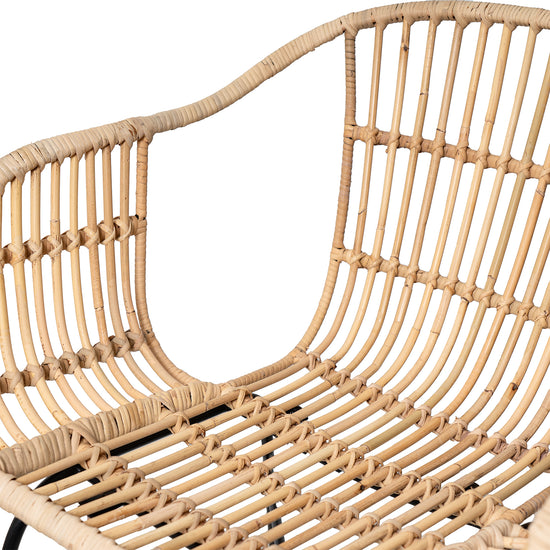 Cadeira NANCY natural/preta