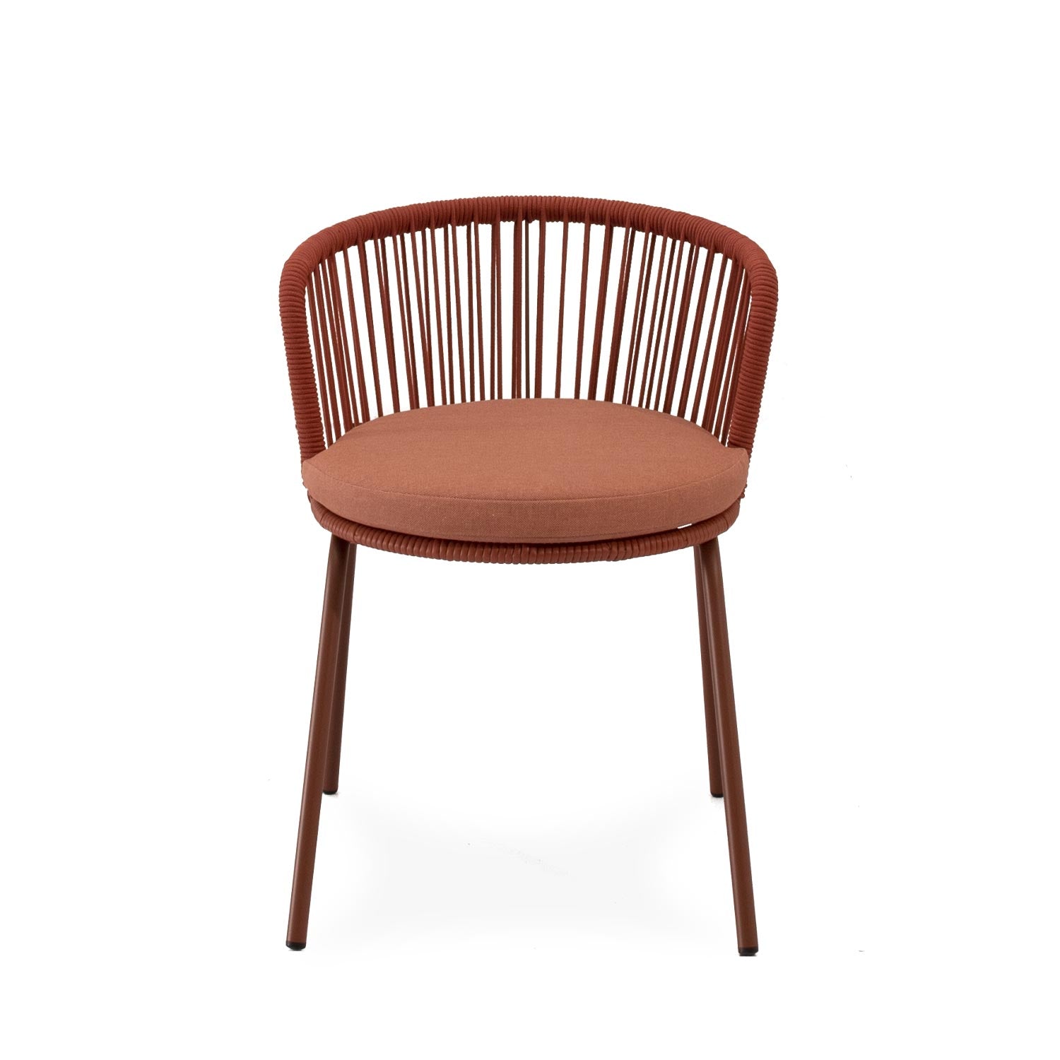 Cadeira de exterior VILMA em terracota