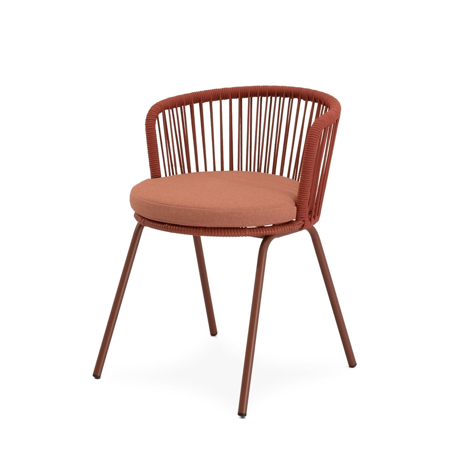 Cadeira de exterior VILMA em terracota