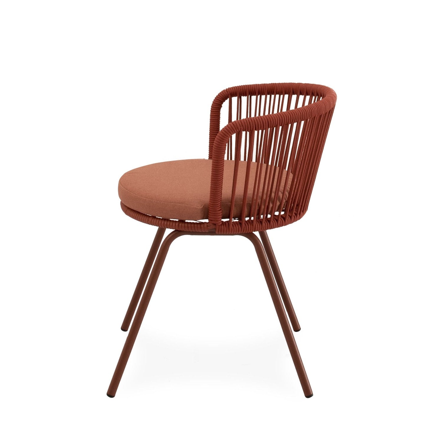 Cadeira de exterior VILMA em terracota