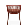 Cadeira de exterior VILMA em terracota