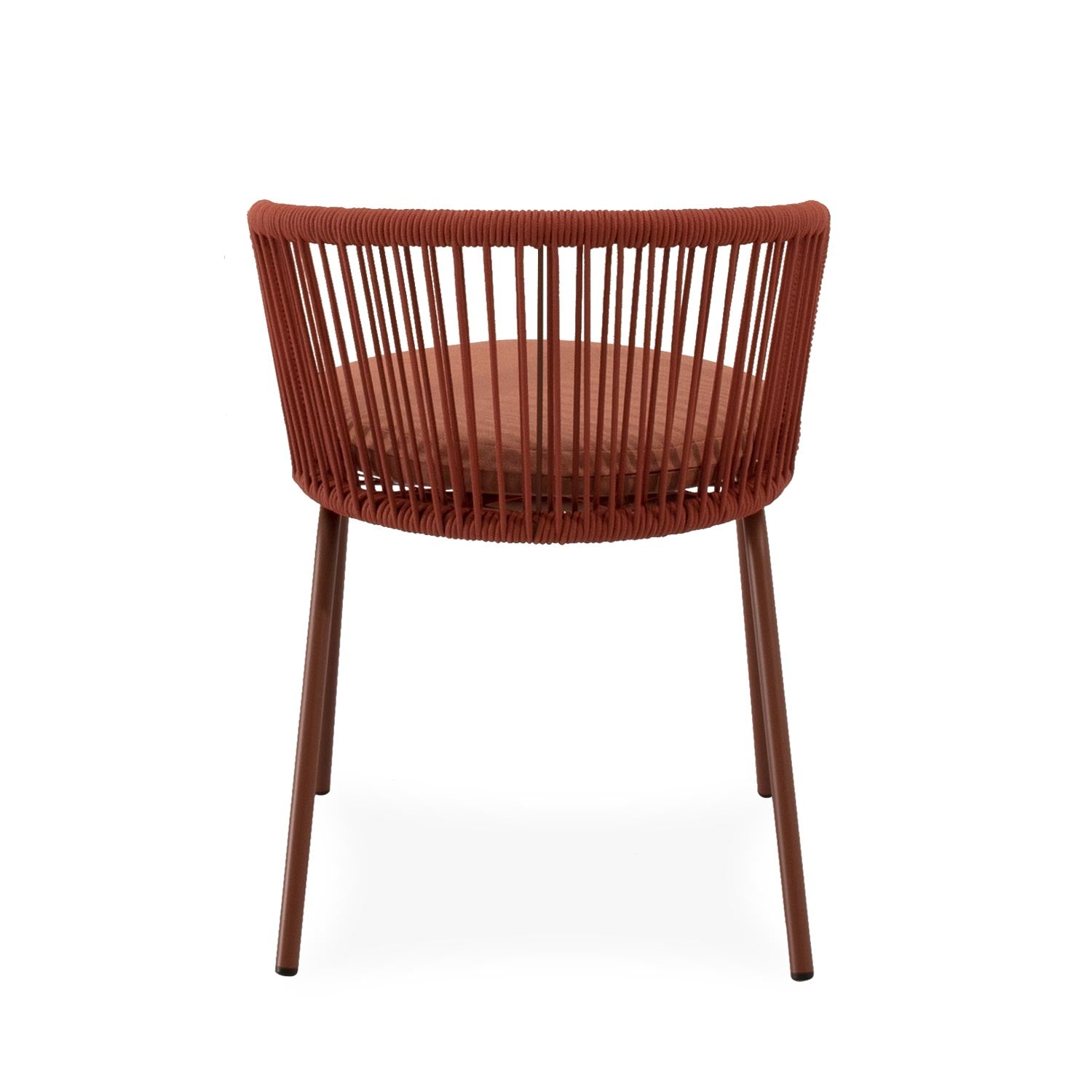 Cadeira de exterior VILMA em terracota