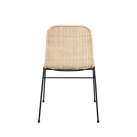 Cadeira COLETTE natural/preta