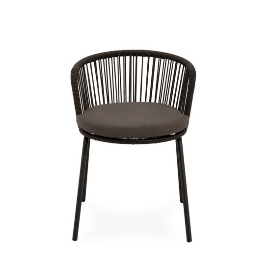 Cadeira de exterior cinza VILMA