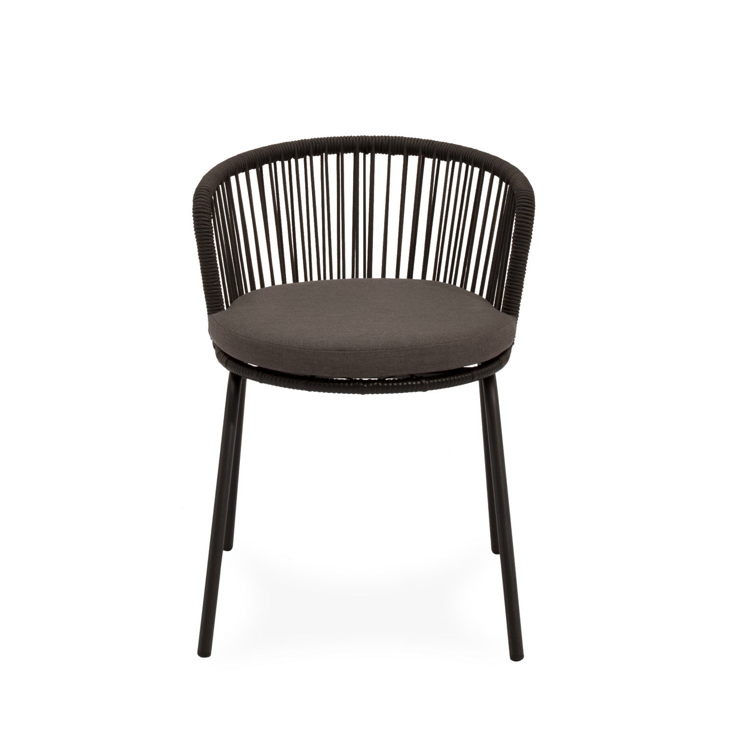 Cadeira de exterior cinza VILMA