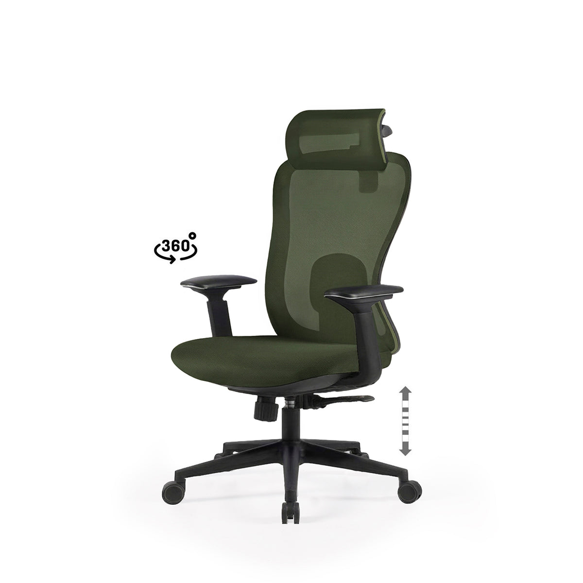 Cadeira Escritório Pardue verde