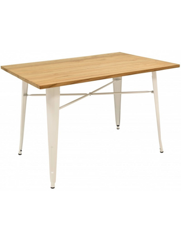 Leeds Rectangular Table Natural Wood 120 x 80