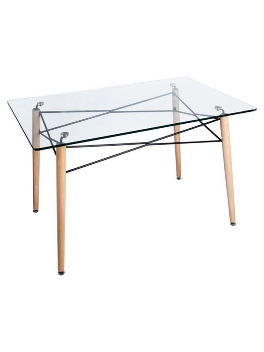 Oslo Glass Rectangular Table 120 x 80