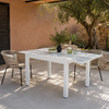 Thais Extendable Aluminum Outdoor Table 135 -270