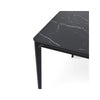 Mesa Arya 140 cm preto – pormenor do canto