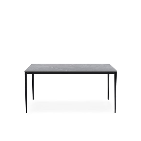Mesa Arya 140 cm cinzento – vista frontal