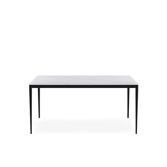 Mesa Arya 160 cm branco – vista frontal