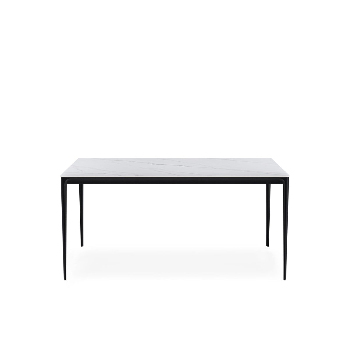 Mesa Arya 160 cm branco – vista frontal