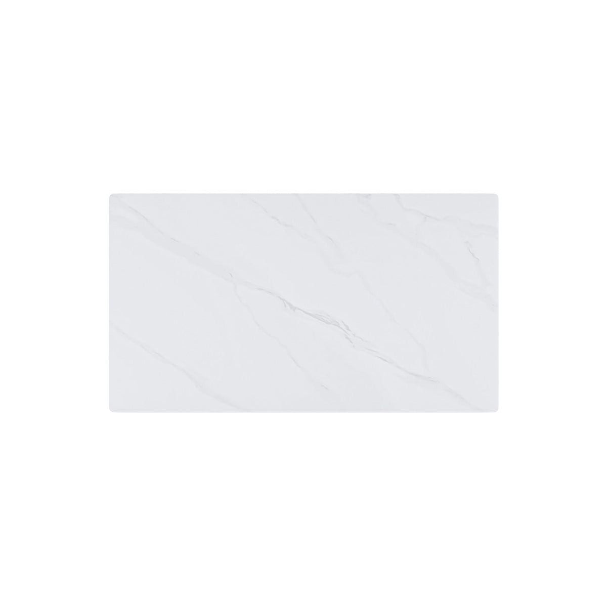 Mesa Arya 160 cm branco – tampo cerâmico