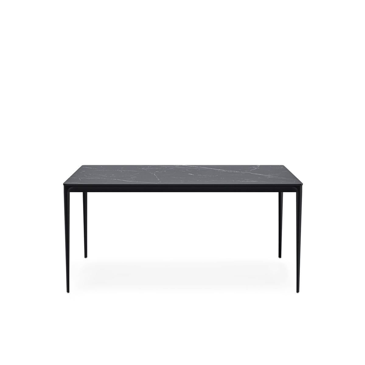 Mesa Arya 140 cm preto – vista frontal