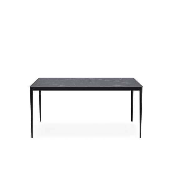 Mesa Arya 180 cm preto – vista frontal
