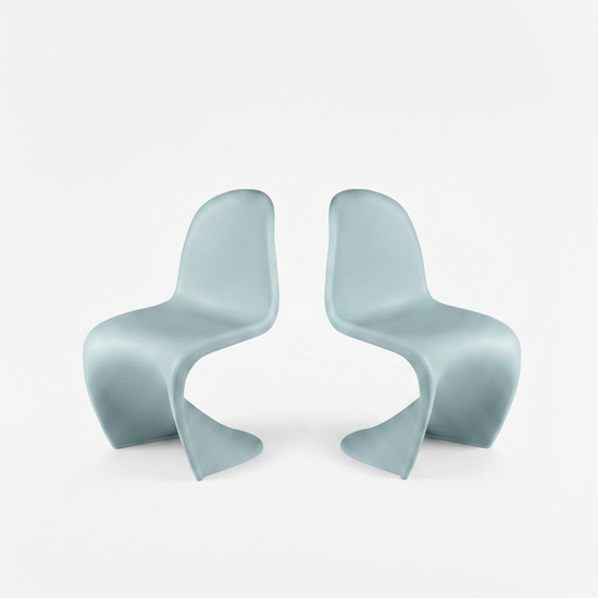 Cadeira Wavy Kids Pack 2 - Azul água x2