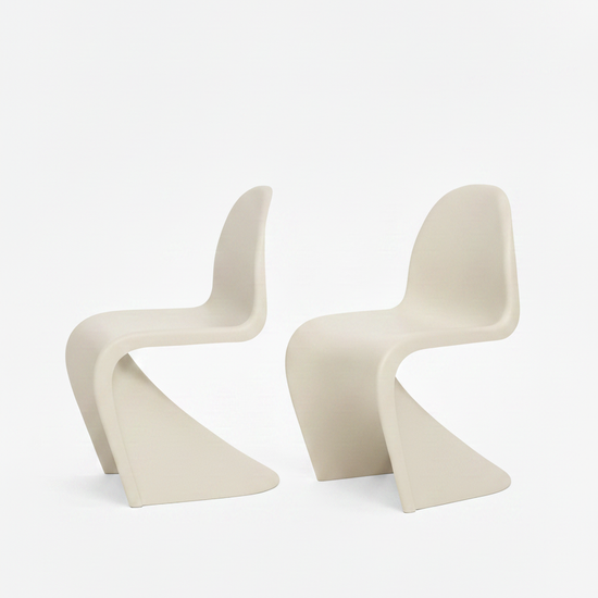 Cadeira Wavy Kids Pack 2 - Bege x2