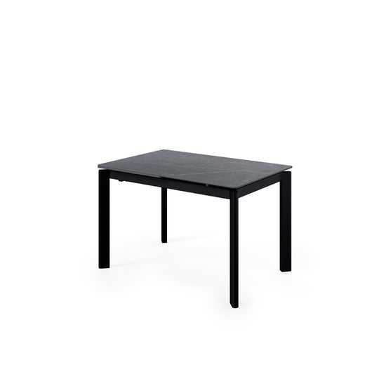 Mesa extensível Constance 120 cm atenea com pés pretos