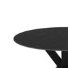 Mesa Fiorella 120 cm Sahara y negro – detalle del tablero