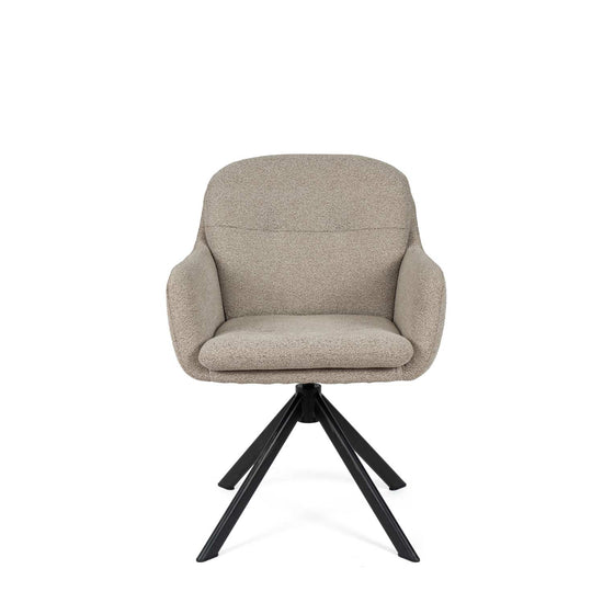 Silla Silvi Negro – Taupe