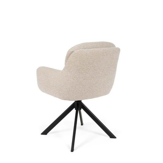 Cadeira Silvi Preto – Bege