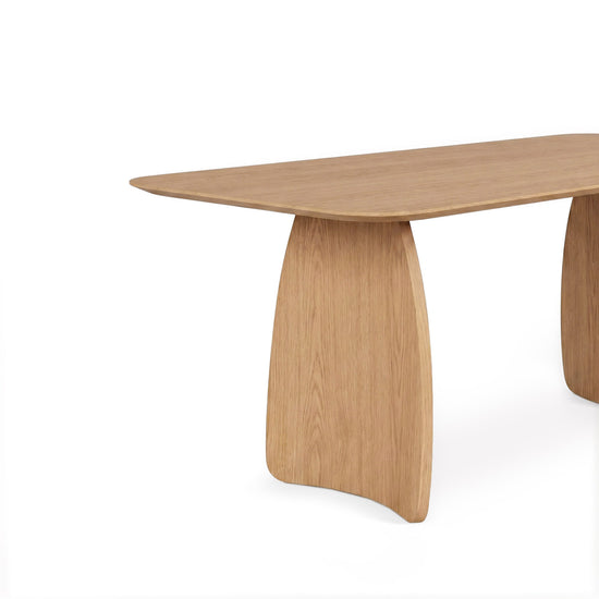 Mesa Kimberly 200 cm Roble – detalle de la pata